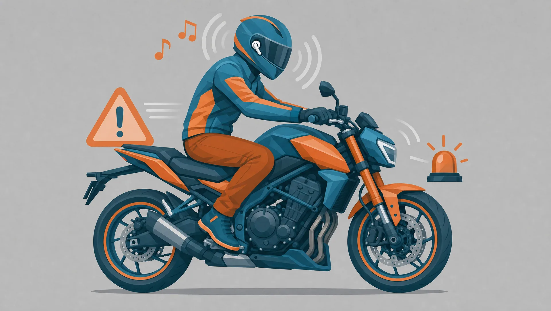 Mit AirPods Motorrad fahren: erlaubt oder gefährlich? Recht, Bußgeld und die bessere Alternative