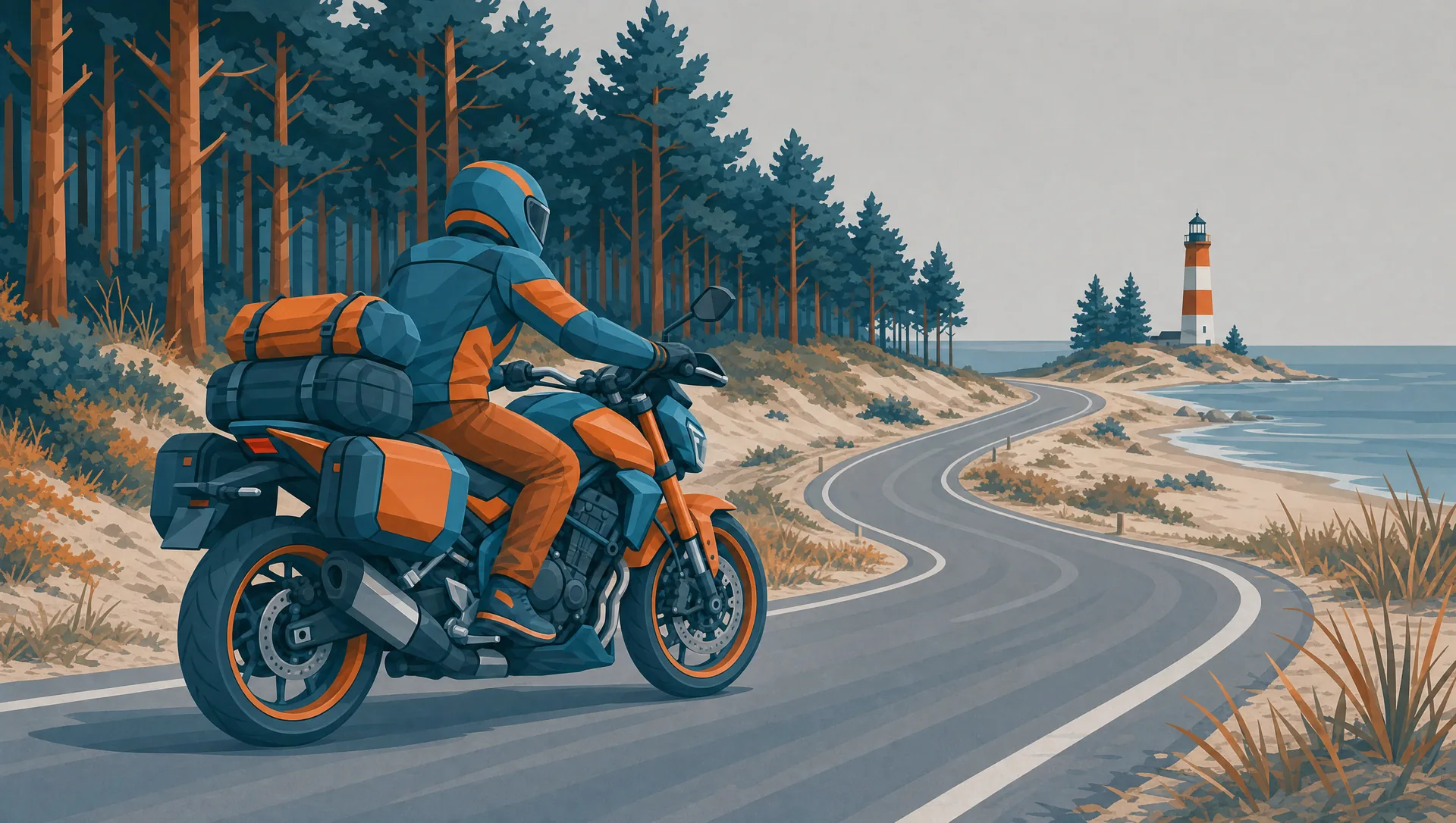 Mit dem Motorrad durch das Baltikum: Route, Anreise, Papiere und Tipps für Estland, Lettland und Litauen