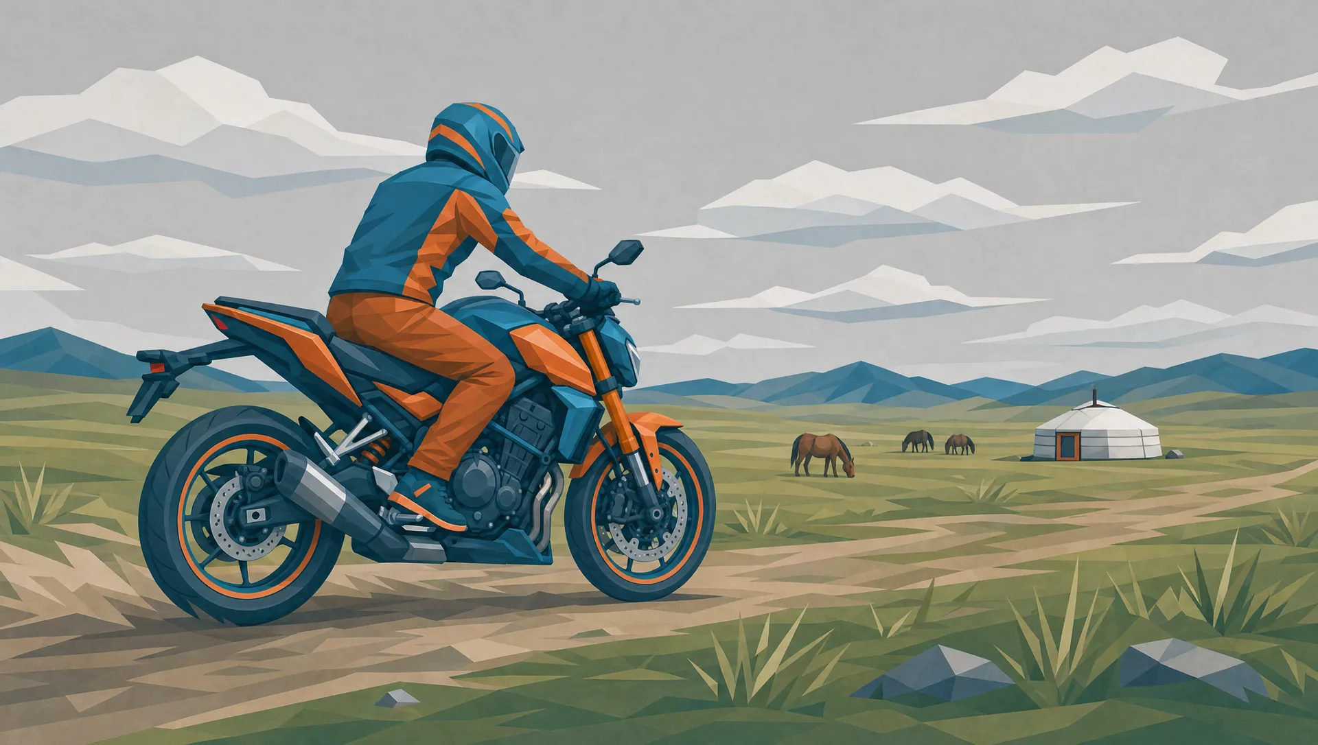 Mit dem Motorrad durch die Mongolei: Anreise, Miete, Pisten, beste Reisezeit und Route