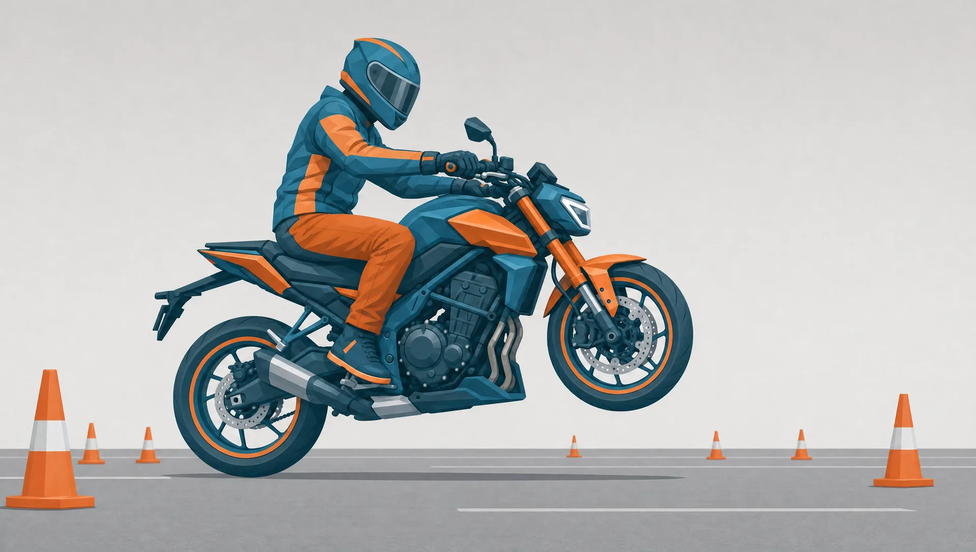 Wheelie lernen mit dem Motorrad: Anleitung, Balancepunkt & Recht